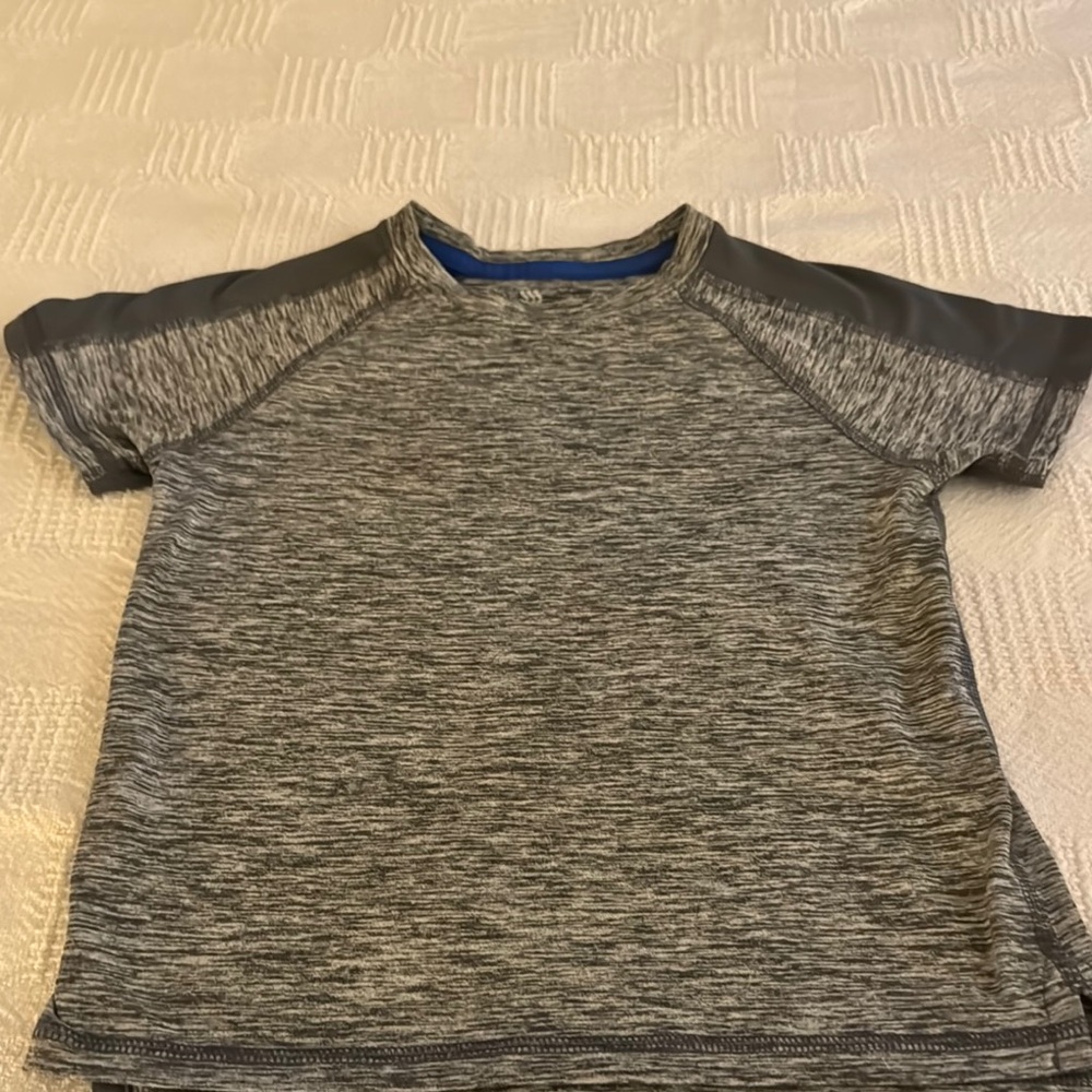 Gray Kids' Athletic Shirt